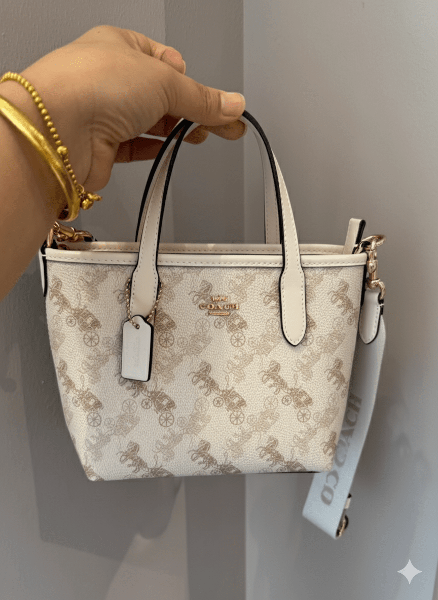 Mini Signature Tote Bag - ARGENTO STORE
