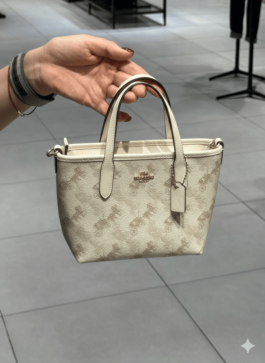 Mini Signature Tote Bag - ARGENTO STORE