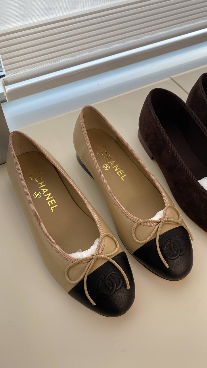 Chnel*Elegant Pink Ballerina Shoes - ARGENTO STORE