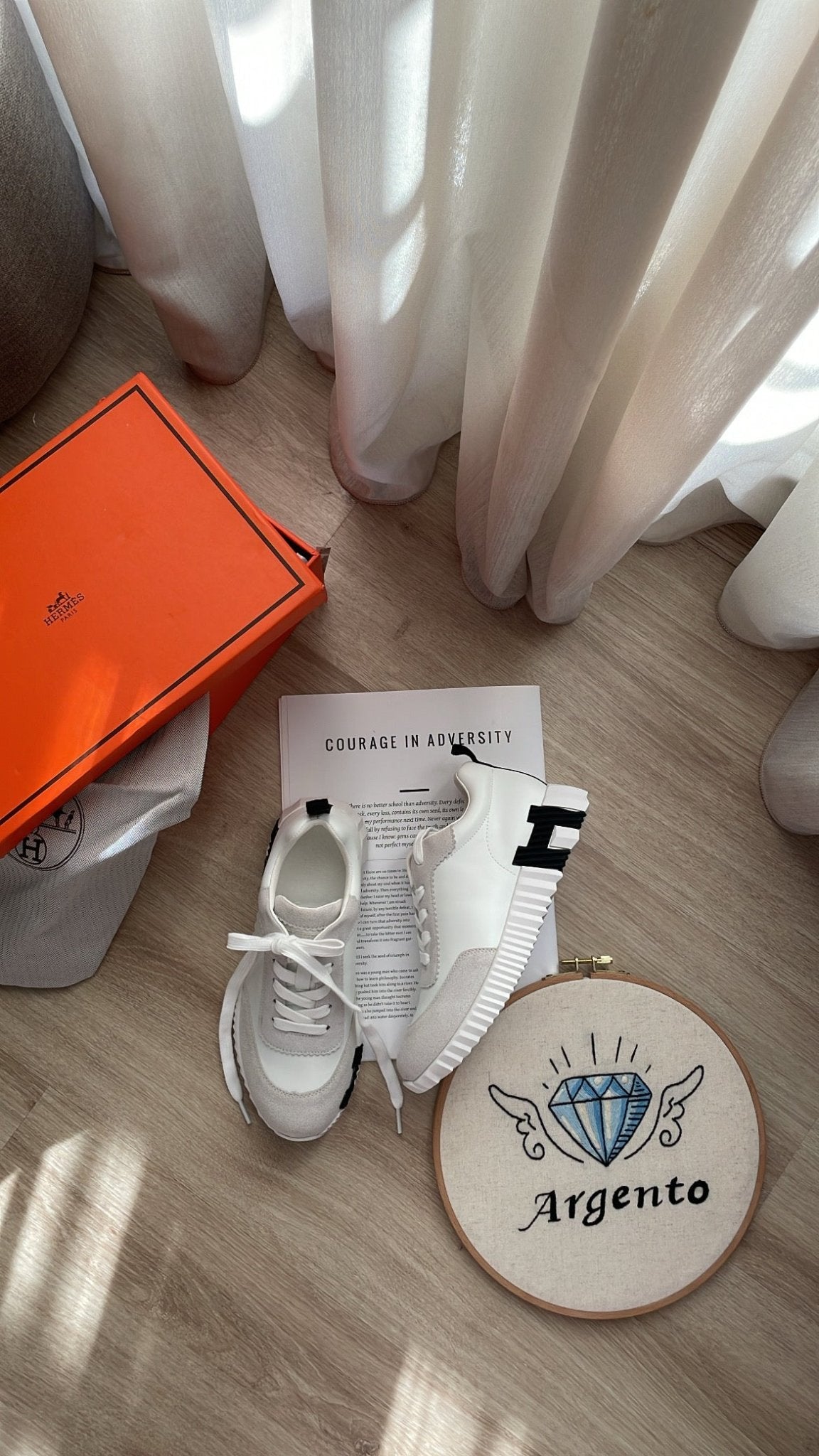High-End Urban Chunky Sneakers in White & Beige Suede - ARGENTO STORE