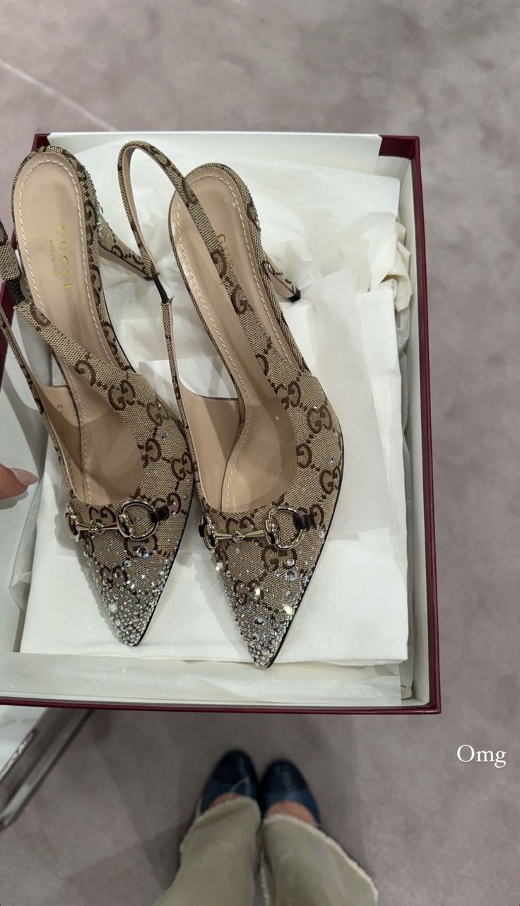 Elegant GG Slingback Heels ✨👠 - ARGENTO STORE