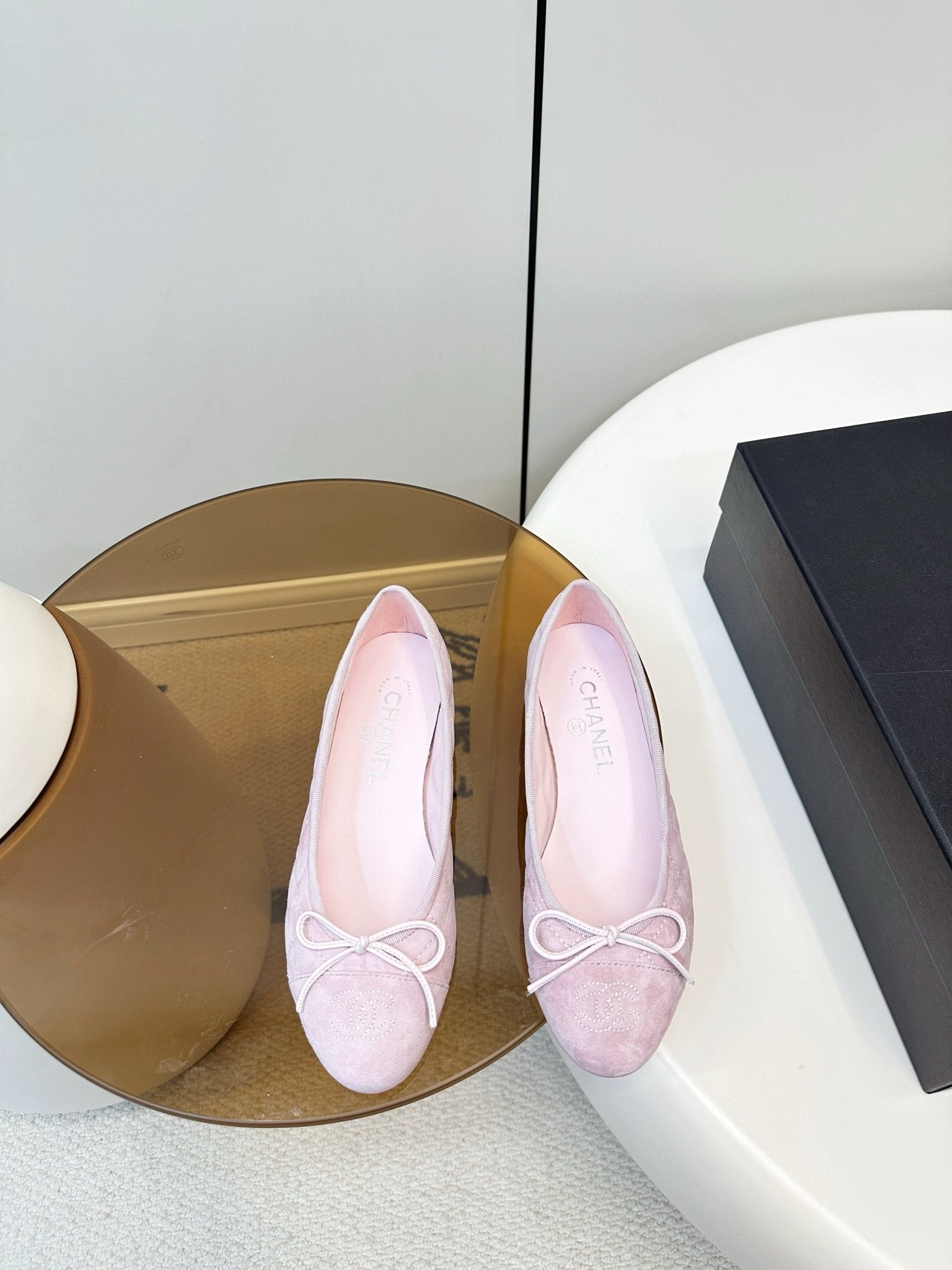 Rose Blush Luxury Ballet Flats - ARGENTO STORE