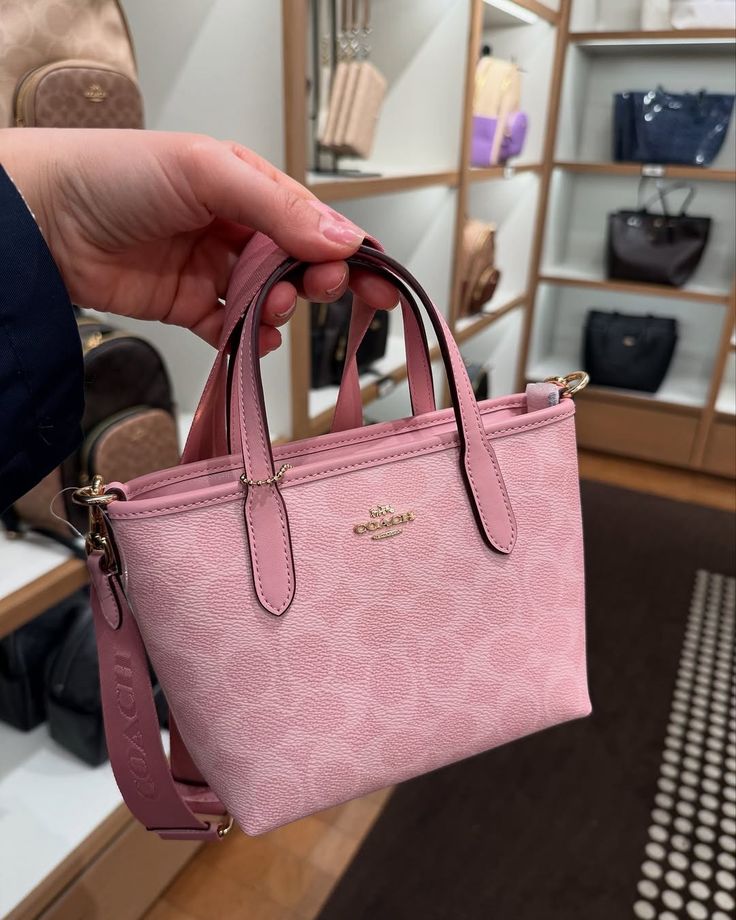 Soft Pink Mini Tote Bag - ARGENTO STORE